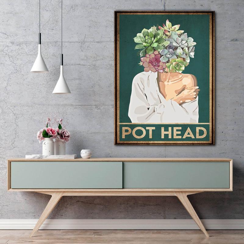 Abstract Art Petal Girl Motivating Women Poster Wall Decor