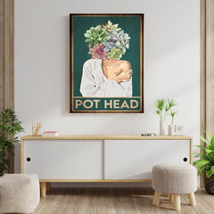 Abstract Art Petal Girl Motivating Women Poster Wall Decor