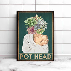 Abstract Art Petal Girl Motivating Women Poster Wall Decor