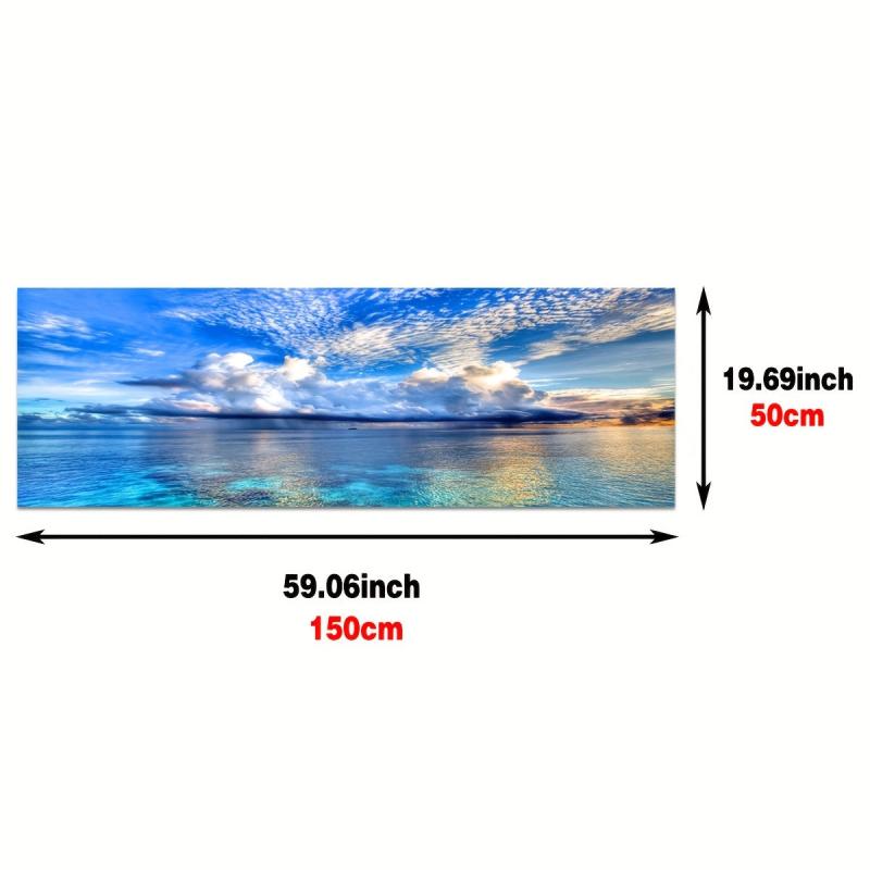Canvas Poster Natural Sunset Sky Cloud Sea Maldives Landscape