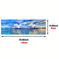 Canvas Poster Natural Sunset Sky Cloud Sea Maldives Landscape