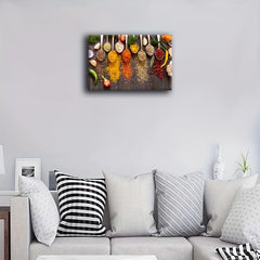 Framed Kitchen Spice Fragrance Wall Art Family Mural Decor