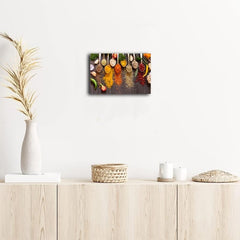 Framed Kitchen Spice Fragrance Wall Art Family Mural Decor