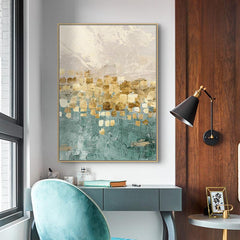 3pcs Nordic Green Canvas Poster Abstract Artwork for Home Decor Unframed