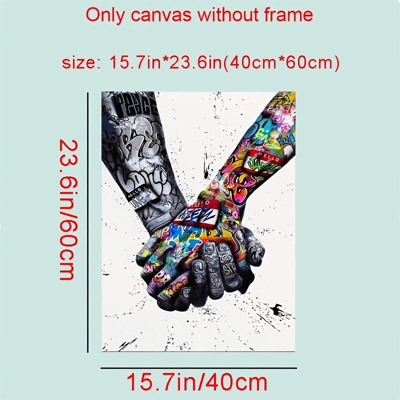 Abstract Graffiti Art Canvas Posters Set for Home Decors