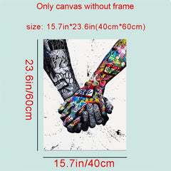 Abstract Graffiti Art Canvas Posters Set for Home Decors