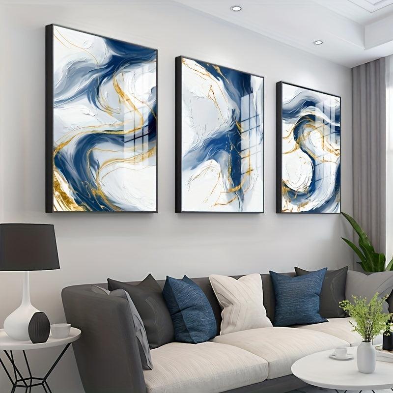 3pcs Canvas Poster Abstract Canvas Painting for Bedroom Decor