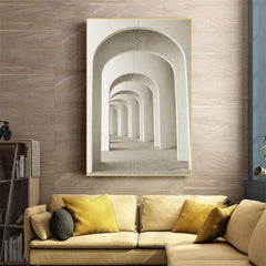 Canvas Painting Space Extension Corridor Nordic Minimalism Art