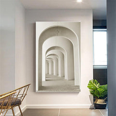 Canvas Painting Space Extension Corridor Nordic Minimalism Art