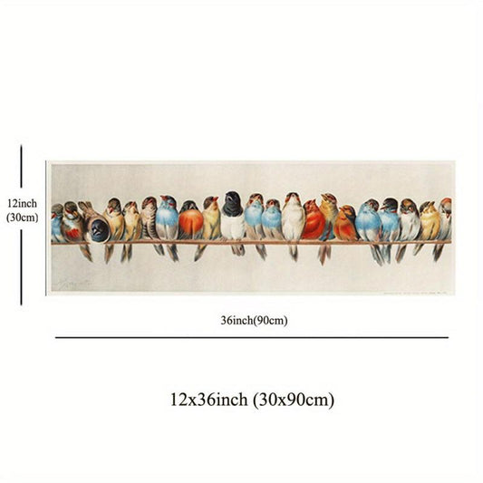 Nordic Colorful Birds Canvas Art Poster for Home Decor