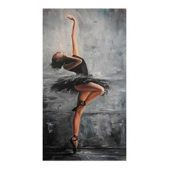 Frameless Ballet Dancer Wall Poster Canvas Painting Living Room Bedroom Art Gift