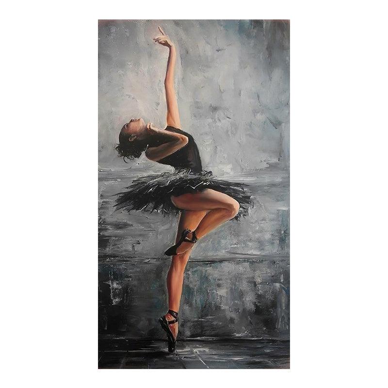 Frameless Ballet Dancer Wall Poster Canvas Painting Living Room Bedroom Art Gift