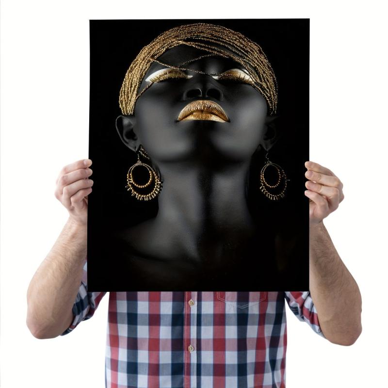 3pcs African Women's Wall Painting Art Posters And Prints