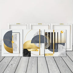 3pcs Geometric Abstract Art Canvas Paintings