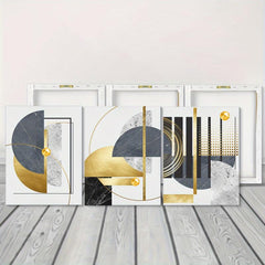 3pcs Geometric Abstract Art Canvas Paintings