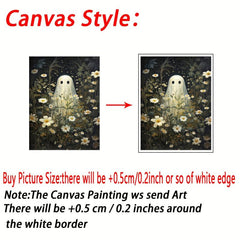 Canvas Poster Romantic Ghost Flower Still Life Painting Decoration