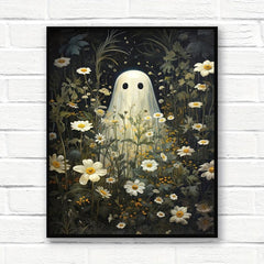Canvas Poster Romantic Ghost Flower Still Life Painting Decoration