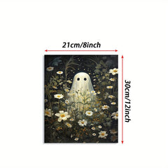 Canvas Poster Romantic Ghost Flower Still Life Painting Decoration
