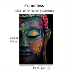 Colorful Abstract Buddha Statues Canvas Art Posters Prints Home Wall Decoration