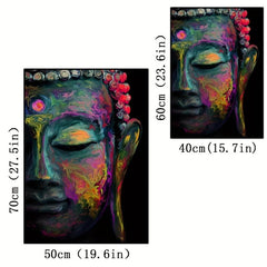 Colorful Abstract Buddha Statues Canvas Art Posters Prints Home Wall Decoration