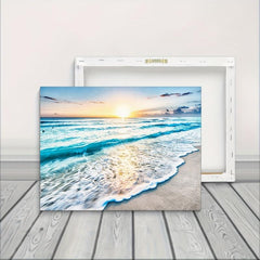 Framed Modern Art Canvas Painting Sea Painting On Canvas Wall Art