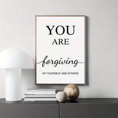 6pcs Modern Inspirational Quotes Canvas Art for Living Room Decor