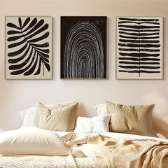 3pcs Bohemian Stripe Pattern Canvas Wall Painting