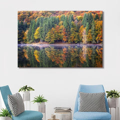 Canvas Poster Tree Landscape Art Wall Decoration Art Spray Painting Canvas Art