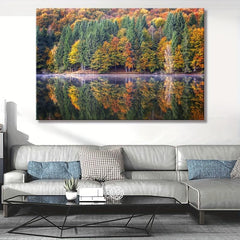 Canvas Poster Tree Landscape Art Wall Decoration Art Spray Painting Canvas Art