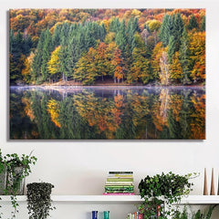 Canvas Poster Tree Landscape Art Wall Decoration Art Spray Painting Canvas Art
