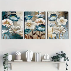 Nordic Style Art Plant & Flower Patterns Office Wall Painting with Frame
