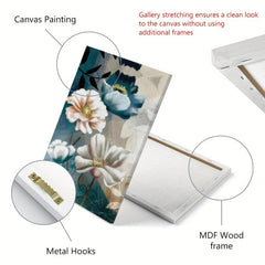 Nordic Style Art Plant & Flower Patterns Office Wall Painting with Frame