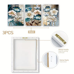 Nordic Style Art Plant & Flower Patterns Office Wall Painting with Frame