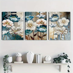 Nordic Style Art Plant & Flower Patterns Office Wall Painting with Frame