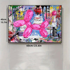Good Dog Graffiti Balloon Art Poster Print Canvas Abstract Painting