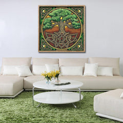 DIY 5D Diamond Painting Tree Life Kit Full Drill Round Paint With Diamond