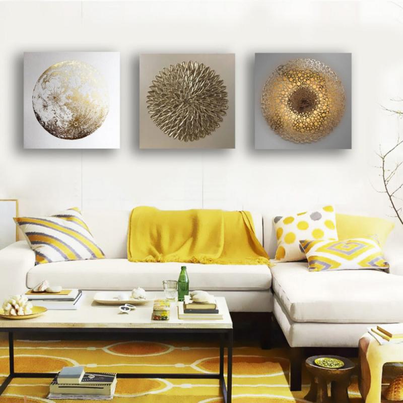 Canvas Poster Wooden Frame Modern Art Minimalist Style Abstract Home Mural