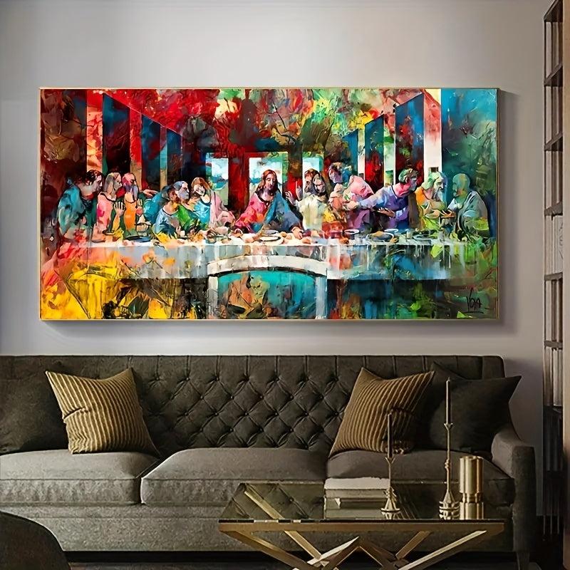 Canvas Poster Vintage Art Last Dinner Graffiti Poster Painting