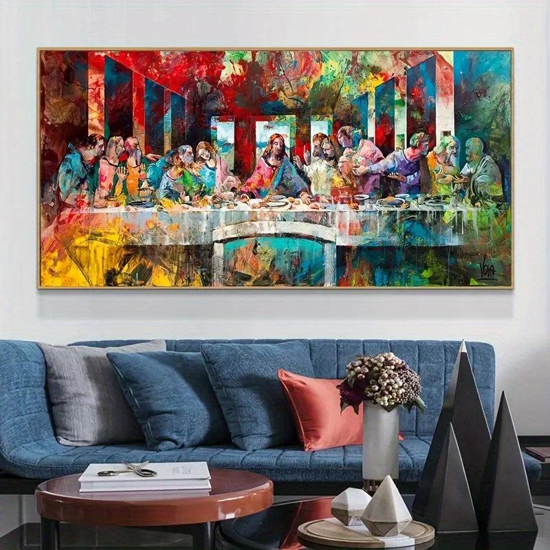 Canvas Poster Vintage Art Last Dinner Graffiti Poster Painting