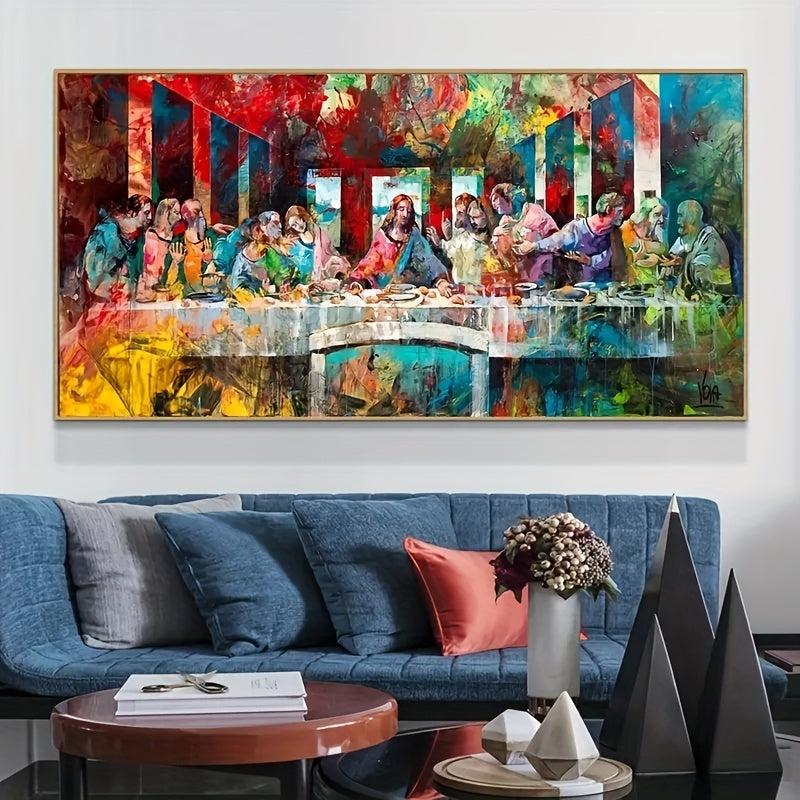 Canvas Poster Vintage Art Last Dinner Graffiti Poster Painting