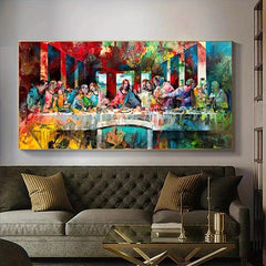 Canvas Poster Vintage Art Last Dinner Graffiti Poster Painting