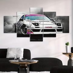 Canvas Poster Modern Racing Car Home Decor Set of 5