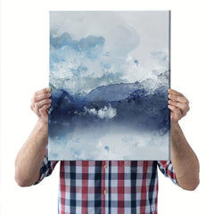 3pcs Abstract Snow Mountain Landscape Canvas Paintings