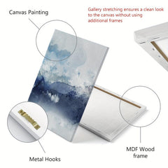 3pcs Abstract Snow Mountain Landscape Canvas Paintings