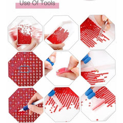 Snake And Woman DIY 5D Diamond Painting Kit Abstract Art Rhinestones