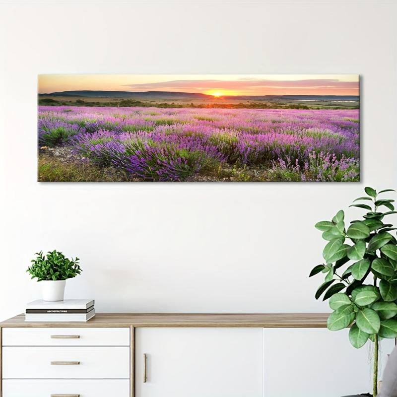 Large Flower Landscape Art Canvas Wall Decor Prints