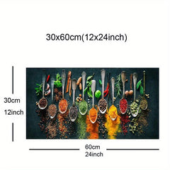 Kitchen Spices Seasoning High Definition Poster Art Print