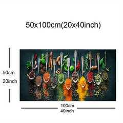 Kitchen Spices Seasoning High Definition Poster Art Print