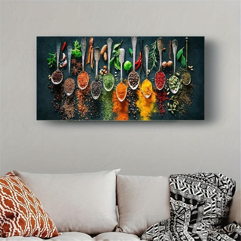 Kitchen Spices Seasoning High Definition Poster Art Print