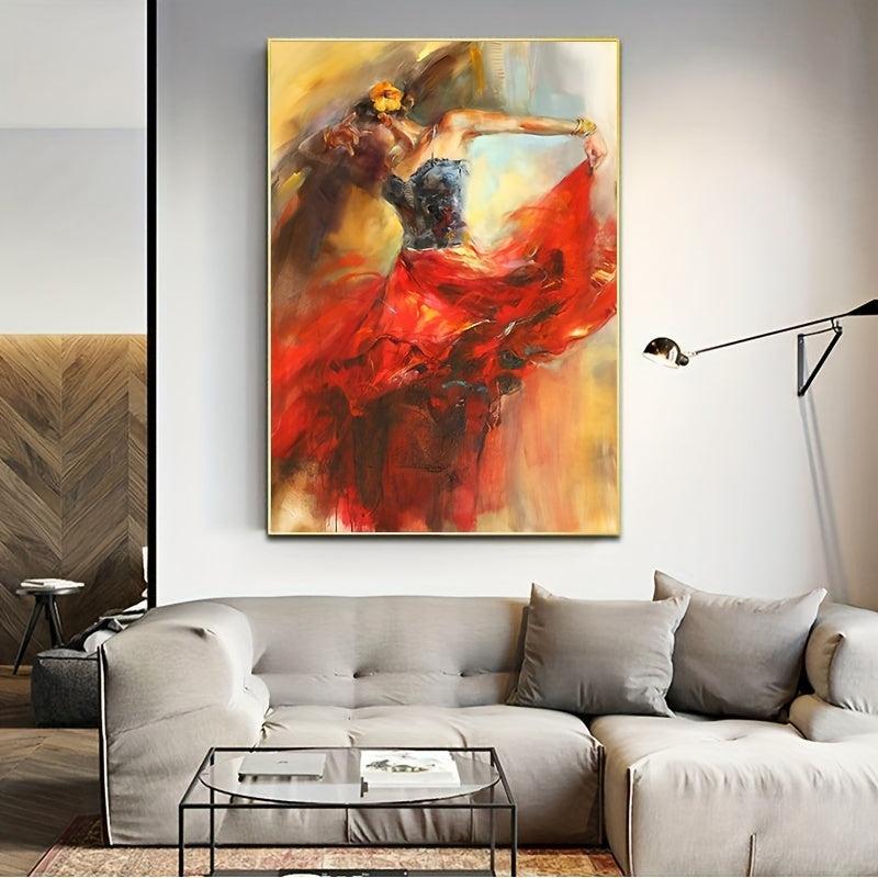 Beauty Dance Actor Art Canvas Painting Retro Character Poster Wall Art